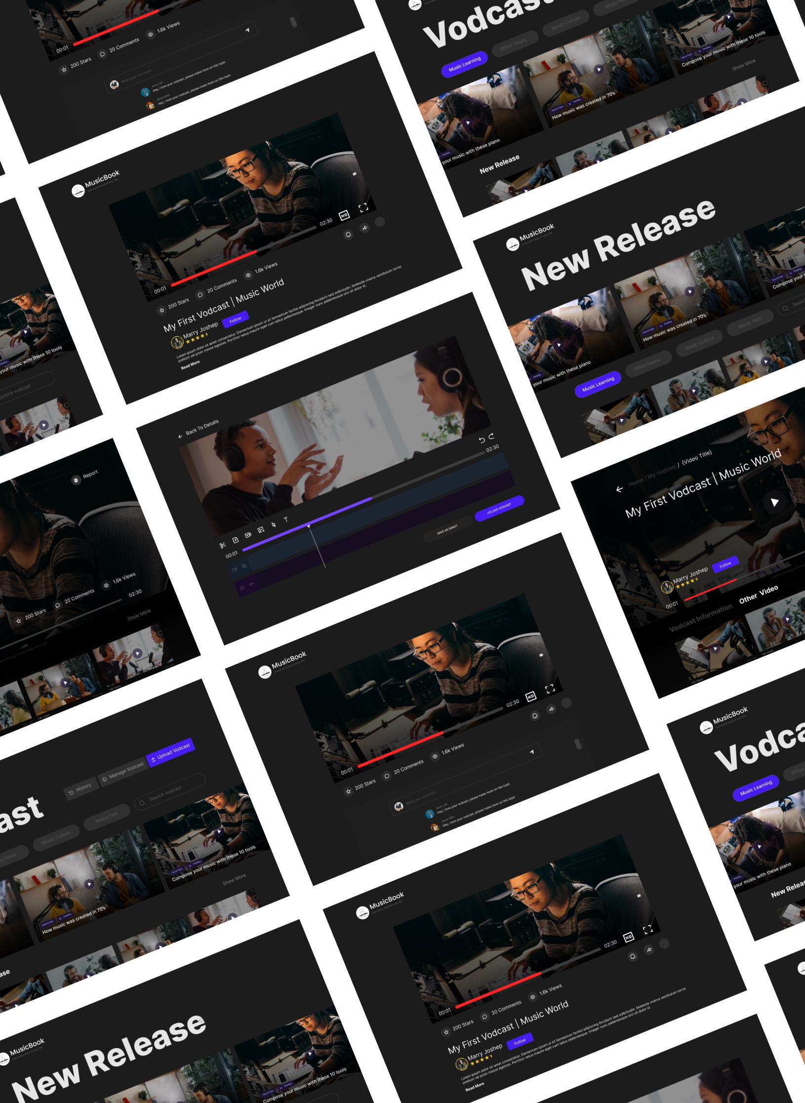 MusicBook interface preview
